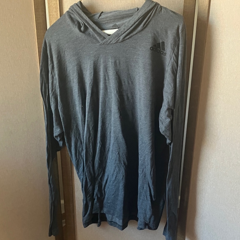FINAL MARKDOWN Adidas Men's Dark Gray hoodie xl